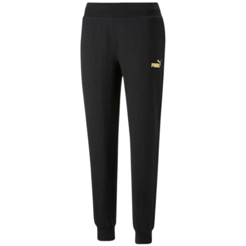Spodnie damskie Puma ESS+ Metallic Pants FL czarne 849959 01 L Spodnie damskie Puma ESS+ Metallic Pants FL czarne 849959 01 L
