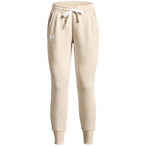 Spodnie damskie Under Armour Rival Fleece kremowe 1356416 783 XL Spodnie damskie Under Armour Rival Fleece kremowe 1356416 783 XL