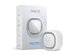 Z-Wave Siren 6 Syrena bezprzewodowa Wewnątrz/Na wolnym powietrzu Biały