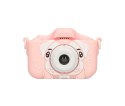 Aparat cyfrowy Extralink Kids Camera H28 Dual Różowy 1080P 30fps, wyświetlacz 2.0"