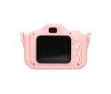 Aparat cyfrowy Extralink Kids Camera H28 Dual Różowy 1080P 30fps, wyświetlacz 2.0"