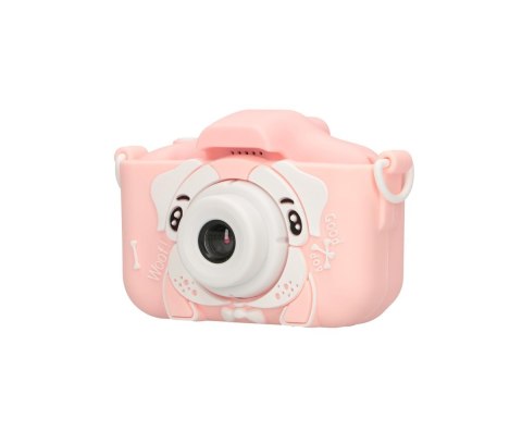 Aparat cyfrowy Extralink Kids Camera H28 Dual Różowy 1080P 30fps, wyświetlacz 2.0" Aparat cyfrowy Extralink Kids Camera H28 Dual Różowy 1080P 30fps, wyświetlacz 2.0"