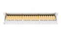 Digitus Panel krosowy (patch panel) 19'' 24x RJ45, LSA poziom, kat.6, ekranowany, 1U, szary, prowadnica kabli