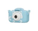 Extralink Aparat cyfrowy Kids Camera H27 Dual Niebieski 1080P 30fps, wyświetlacz 2.0"