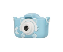 Extralink Aparat cyfrowy Kids Camera H27 Dual Niebieski 1080P 30fps, wyświetlacz 2.0