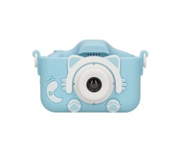 Extralink Aparat cyfrowy Kids Camera H27 Dual Niebieski 1080P 30fps, wyświetlacz 2.0