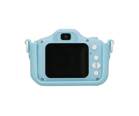 Extralink Aparat cyfrowy Kids Camera H27 Dual Niebieski 1080P 30fps, wyświetlacz 2.0" Extralink Aparat cyfrowy Kids Camera H27 Dual Niebieski 1080P 30fps, wyświetlacz 2.0"