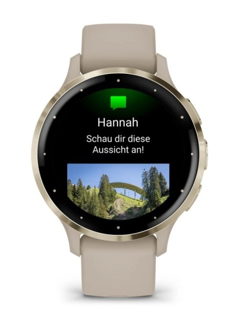 Garmin Venu 3S - 41 mm - inteligentny zegarek z paskiem - Francuski Szary Garmin Venu 3S - 41 mm - inteligentny zegarek z paskiem - Francuski Szary