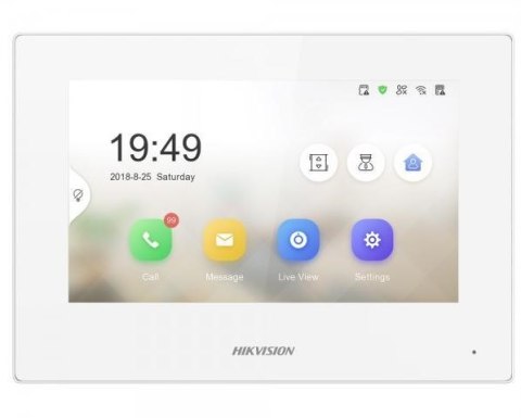 Hikvision DS-KH6320-WTE1-W wideodomofon 17,8 cm (7") Biały