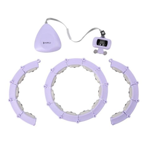 Hula hop HMS HHM14 z magnesami, obciążnikiem i licznikiem fioletowy Hula hop HMS HHM14 z magnesami, obciążnikiem i licznikiem fioletowy