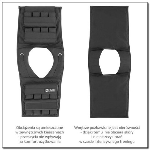 Kamizelka treningowa z obciążeniem 16kg Cordura HMS KTO16 Kamizelka treningowa z obciążeniem 16kg Cordura HMS KTO16
