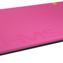Mata fitness klubowa z otworami różowa HMS Premium MFK02