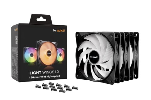 WENTYLATOR BE QUIET! Light Wings LX 120mm PWM high-speed Triple Pack WENTYLATOR BE QUIET! Light Wings LX 120mm PWM high-speed Triple Pack
