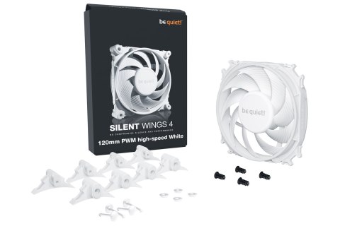 Wentylator BE QUIET! SILENT WINGS 4 120mm PWM high-speed White Wentylator BE QUIET! SILENT WINGS 4 120mm PWM high-speed White