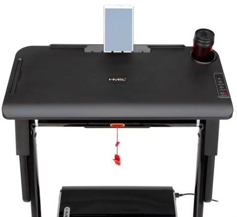 Bieżnia elektryczna z biurkiem czarna HMS Loop12 Multi