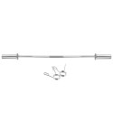 Gryf prosty olimpijski 7,9kg/1200mm + zaciski sprężynowe HMS GOP120