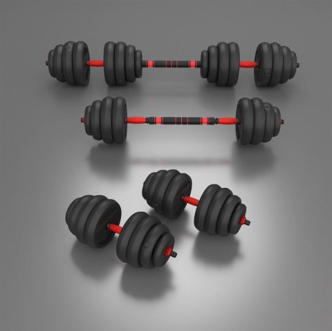 Zestaw ciężarów 6w1 HMS SGN140 (sztanga, sztangielki i kettlebell) 40kg Zestaw ciężarów 6w1 HMS SGN140 (sztanga, sztangielki i kettlebell) 40kg