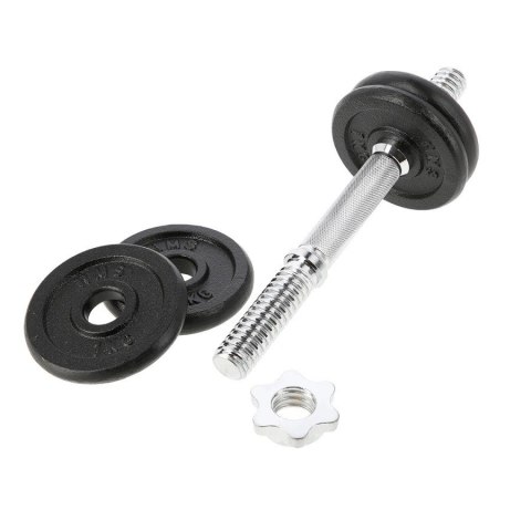 Sztangielka gwintowana HMS SG01 7 kg 4 talerze Sztangielka gwintowana HMS SG01 7 kg 4 talerze