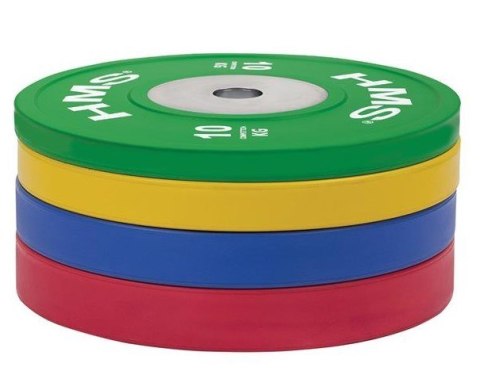 TBR Profi Set (8 szt ) zestaw talerzy olimpijskich Bumper 10-25 kg HMS TBR PROFI SET