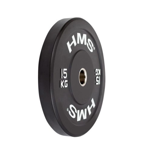 Talerz olimpijski Bumper 15 kg Czarny HMS BBR15