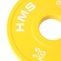 Talerz olimpijski Bumper 2x1.5kg Żółty HMS CBRS15