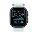 Apple Watch 49mm Ice Blue Ocean Band Extension - Black Titanium Finish