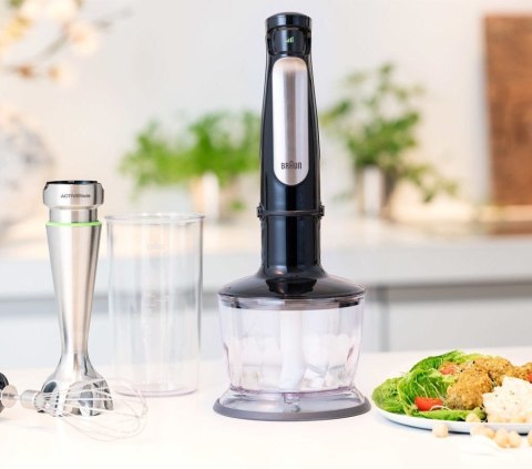 Braun MQ 7035X 0,5 l Blender immersyjny 1000 W Czarny, Stal satynowa Braun MQ 7035X 0,5 l Blender immersyjny 1000 W Czarny, Stal satynowa