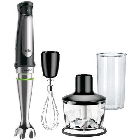 Braun MQ 7035X 0,5 l Blender immersyjny 1000 W Czarny, Stal satynowa Braun MQ 7035X 0,5 l Blender immersyjny 1000 W Czarny, Stal satynowa
