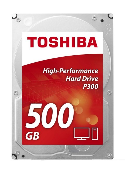 Dysk HDD Toshiba P300 3,5" 500GB SATA III 64MB 7200obr/min HDWD105UZSVA Dysk HDD Toshiba P300 3,5" 500GB SATA III 64MB 7200obr/min HDWD105UZSVA