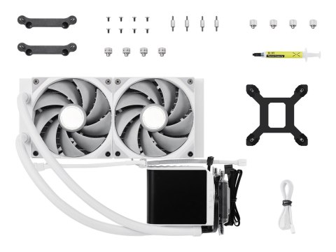 Kompletne chłodzenie wodne TRYX PANORAMA - 240 mm biały - AMD Socket AM4 (Ryzen) - AMD Socket AM5 (Ryzen Zen4) Kompletne chłodzenie wodne TRYX PANORAMA - 240 mm biały - AMD Socket AM4 (Ryzen) - AMD Socket AM5 (Ryzen Zen4)