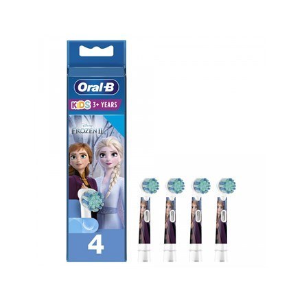 Końcówki do szczoteczek ORALB Koncówki Dzieciece EB10s-4 Frozen 4 szt. Biały Końcówki do szczoteczek ORALB Koncówki Dzieciece EB10s-4 Frozen 4 szt. Biały