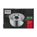 Resto Kitchenware Anser 4,4 l Okrągły Czarny, Stal nierdzewna