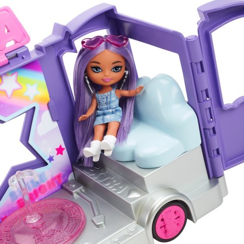 Barbie Extra Minibus koncertowy + Lalka Mini Minis Zestaw HKF84 Barbie Extra Minibus koncertowy + Lalka Mini Minis Zestaw HKF84