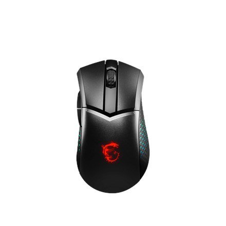 MSI CLUTCH GM51 LIGHTWEIGHT WIRELESS myszka Gaming Po prawej stronie RF Wireless + Bluetooth + USB Type-C Optyczny 26000 DPI MSI CLUTCH GM51 LIGHTWEIGHT WIRELESS myszka Gaming Po prawej stronie RF Wireless + Bluetooth + USB Type-C Optyczny 26000 DPI