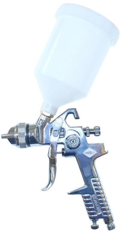 Pistolet lakierniczy HP dysza 2,0 ze zbiornikiem 600 ml Ciśnienie robocze 3 bary zużycie powietrza 90-140 lt/min Pistolet lakierniczy HP dysza 2,0 ze zbiornikiem 600 ml Ciśnienie robocze 3 bary zużycie powietrza 90-140 lt/min