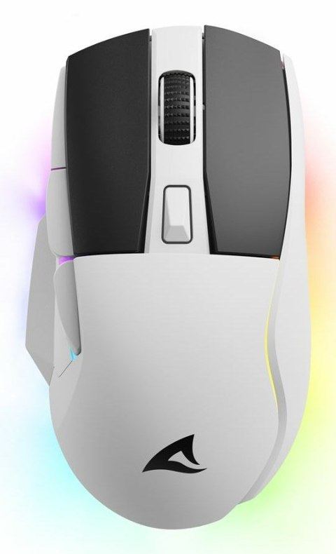 Sharkoon SGM50W myszka Gaming Po prawej stronie RF Wireless + USB Type-A Optyczny 6400 DPI Sharkoon SGM50W myszka Gaming Po prawej stronie RF Wireless + USB Type-A Optyczny 6400 DPI