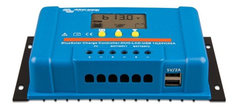 Victron Energy Regulator PWM DUO LCD&USB 12/24V-20A Victron Energy Regulator PWM DUO LCD&USB 12/24V-20A