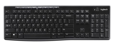 Klawiatura bezprzewodowa Logitech K270 RF Wireless QWERTZ Niemiecki Czarny Klawiatura bezprzewodowa Logitech K270 RF Wireless QWERTZ Niemiecki Czarny