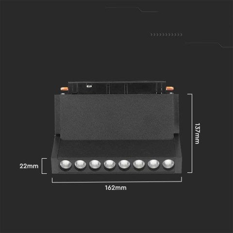 Oprawa Szynosystemu 48V V-TAC 10W LED SMART WiFi TRACKLIGHT 3w1 Czarna VT-3610 2700K-6400K 900lm Oprawa Szynosystemu 48V V-TAC 10W LED SMART WiFi TRACKLIGHT 3w1 Czarna VT-3610 2700K-6400K 900lm