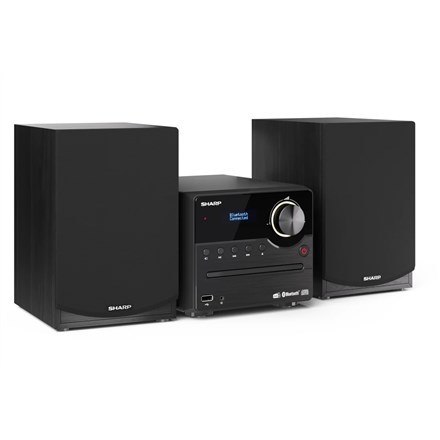 Sharp XL-B517D(BK) Mikrosystem Hi-Fi, CD/FM/USB/Bluetooth v5.0, Wejście Aux, 45W, Czarny Sharp | Mikrosystem Hi-Fi | XL-B517D(BK
