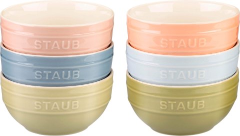 STAUB SERVING Zestaw 6 misek 14 cm, wielokolorowe STAUB SERVING Zestaw 6 misek 14 cm, wielokolorowe