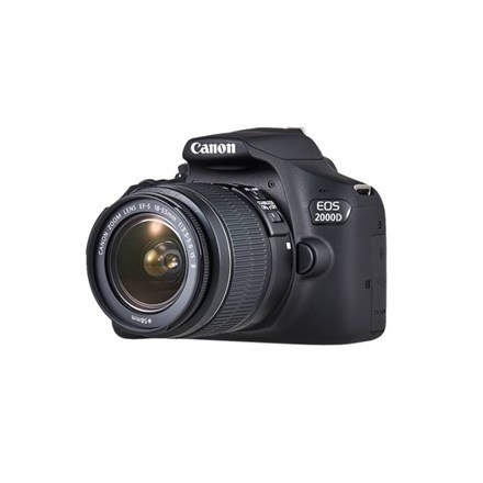 Canon EOS 2000D + EF-S 18-55mm f/3.5-5.6 III Zestaw do lustrzanki 24,1 MP CMOS 6000 x 4000 px Czarny Canon EOS 2000D + EF-S 18-55mm f/3.5-5.6 III Zestaw do lustrzanki 24,1 MP CMOS 6000 x 4000 px Czarny
