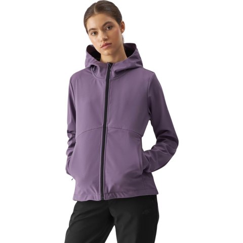 Kurtka damska softshell 4F F285 ciemny fiolet 4FWAW24TSOFF285 50S S Kurtka damska softshell 4F F285 ciemny fiolet 4FWAW24TSOFF285 50S S