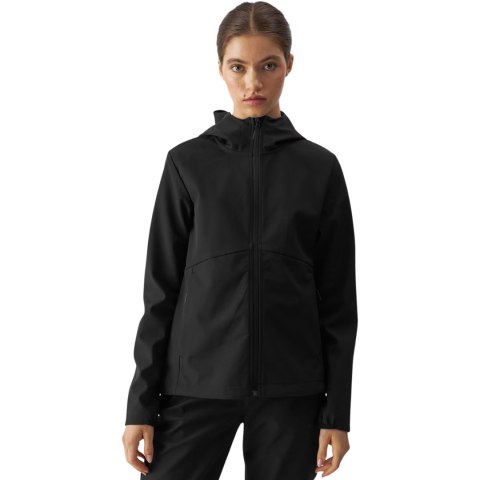 Kurtka damska softshell 4F F285 głęboka czerń 4FWAW24TSOFF285 20S L Kurtka damska softshell 4F F285 głęboka czerń 4FWAW24TSOFF285 20S L
