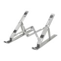 LogiLink AA0134 stojak na laptop Podstawka na notebooka Srebrny 40,6 cm (16")