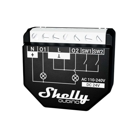 Moduł zdalny Fala Shelly Qubino 2PM (QBWAV2PM) Moduł zdalny Fala Shelly Qubino 2PM (QBWAV2PM)