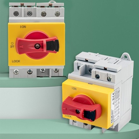 QOLTEC ROZŁĄCZNIK IZOLACYJNY DC Z FUNKCJĄ BLOKADY | WYŁĄCZNIK GŁÓWNY | 1200V | 32A | 8KV | 4P QOLTEC ROZŁĄCZNIK IZOLACYJNY DC Z FUNKCJĄ BLOKADY | WYŁĄCZNIK GŁÓWNY | 1200V | 32A | 8KV | 4P
