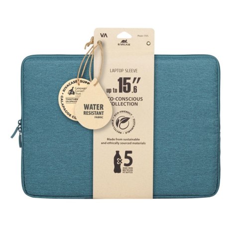 Rivacase Suzuka 7705 39,6 cm (15.6") Etui kieszeniowe Kolor Aqua Rivacase Suzuka 7705 39,6 cm (15.6") Etui kieszeniowe Kolor Aqua