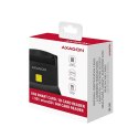 Axagon CRE-SM2 czytnik do kart chipowych Wewnętrzna USB USB 2.0 Czarny
