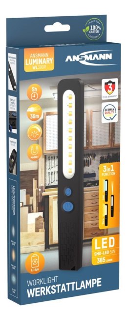 Ansmann WL390R lampa inspekcyjna Zimne białe, Ciepłe białe LED